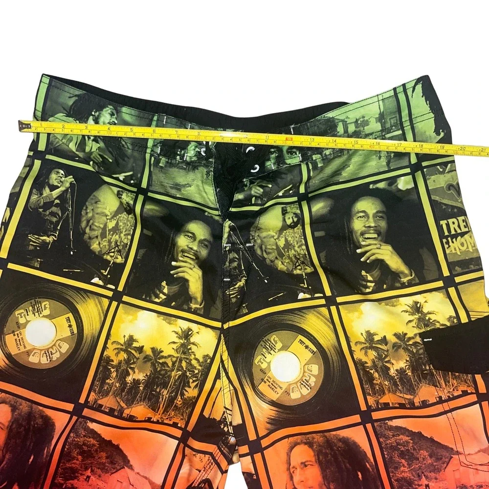 Bob Marley One Love‎ Board Shorts Reggae Graphic Men's L 40
